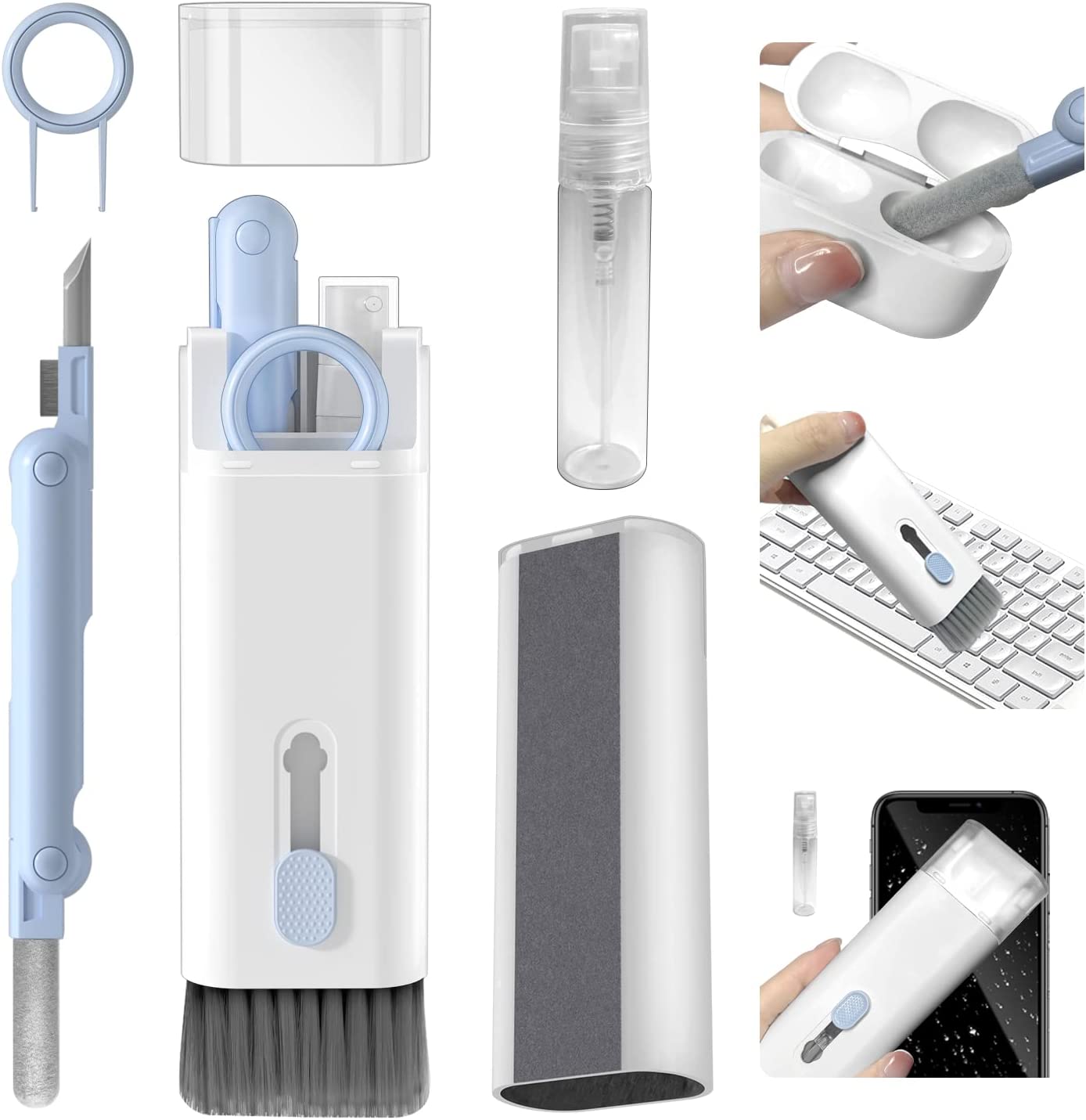 🧹 BlueWow 7 in 1 Cleaner Brush Kit -  ৭ ইন ১ ক্লিনার ব্রাশ কিট