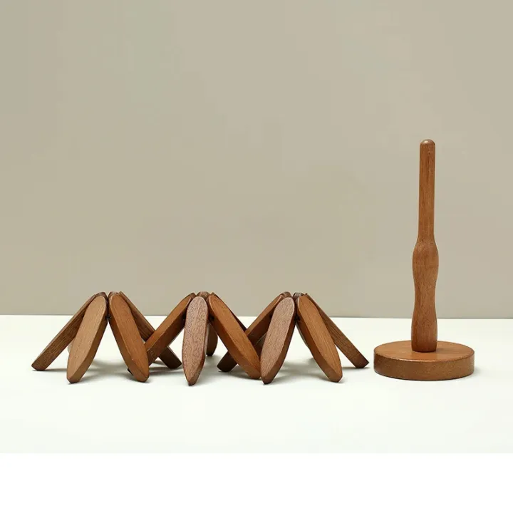 Bamboo & Wooden Tree-Shaped Coaster
