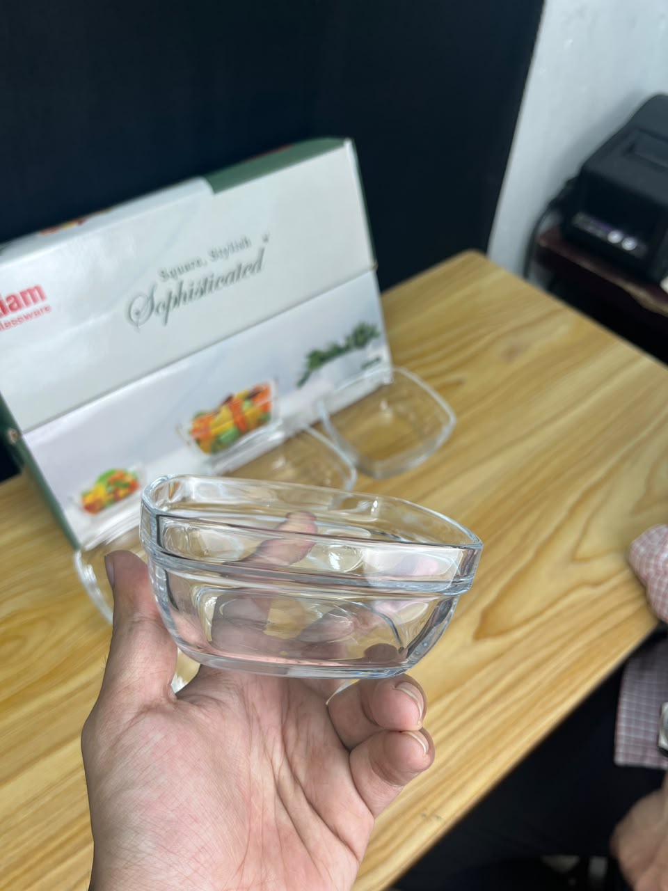 Kiam ( 517 ) Crystal Clear Dessert Bowl Set (6 Pcs) – কিয়াম ক্রিস্টাল ক্লিয়ার ডেজার্ট বাটি সেট (৬ পিস)🍨