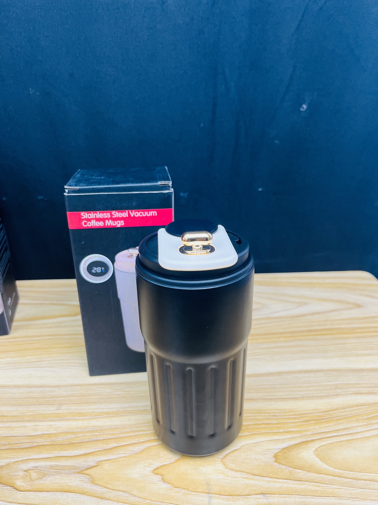 Stainless steel vacuum coffee mugs